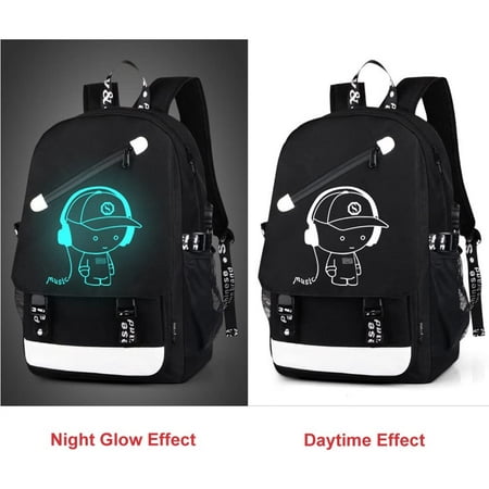 NanZYang School Backpack Assassination Classroom Unisex Daypacks Laptop Bags Outdoor Travel Large Computer Bag Black 